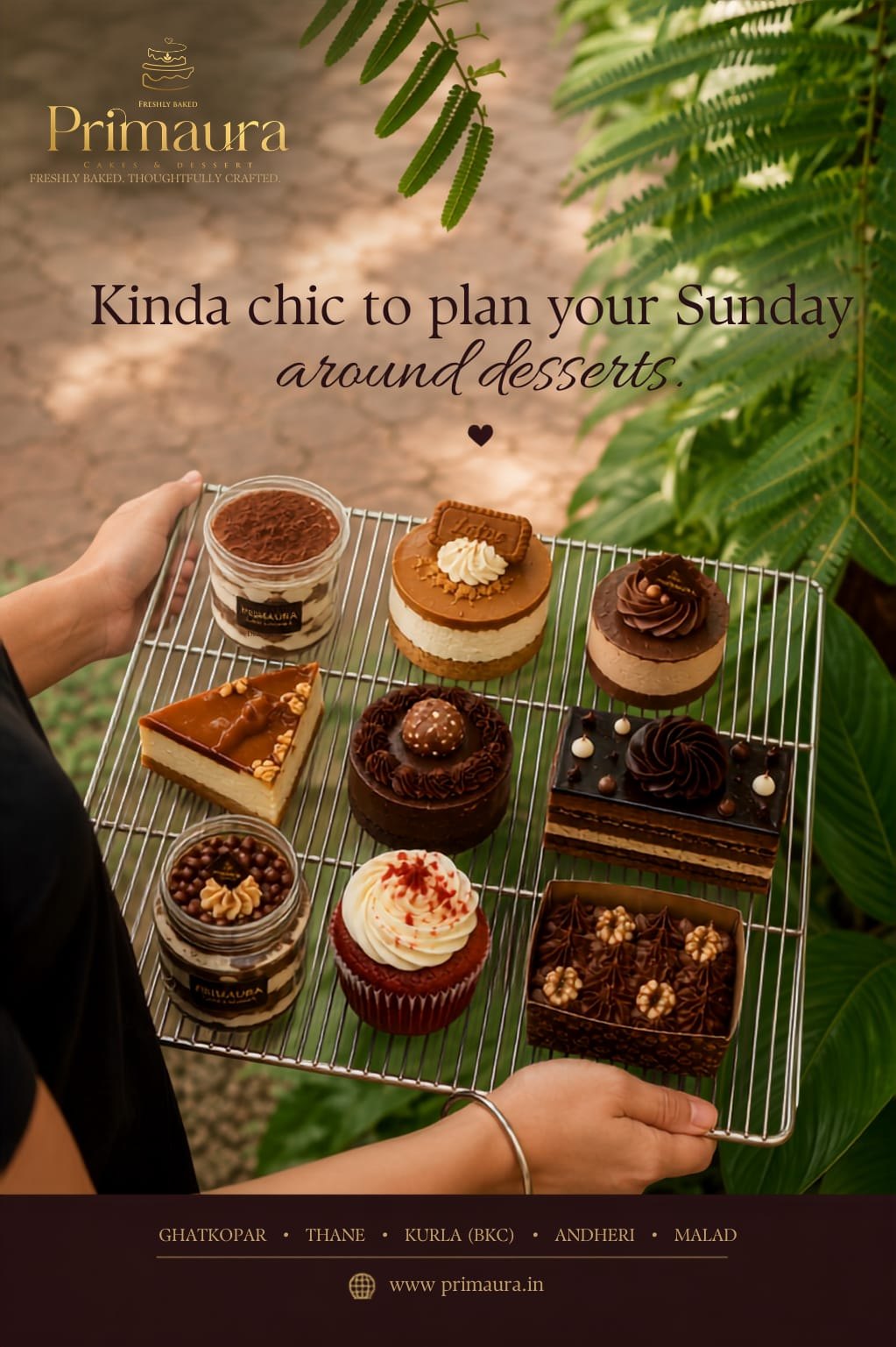Sunday Dessert & Cakes in Mumbai | Primaura Cakes & Desserts